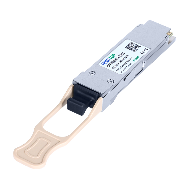 FIBERTOP 40G SR QSFP+ MMF 850nm 300m MPO DOM Transceiver Module